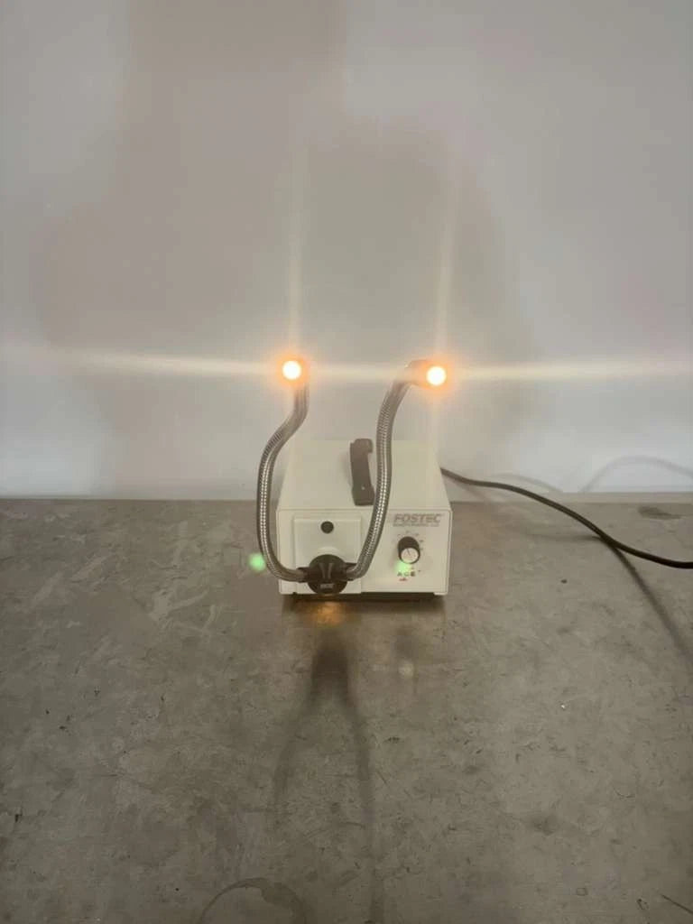 FostecACE Fiber Optic Light Source Illuminator EKE WITHFOSTEC SCHOT A08500 Dual