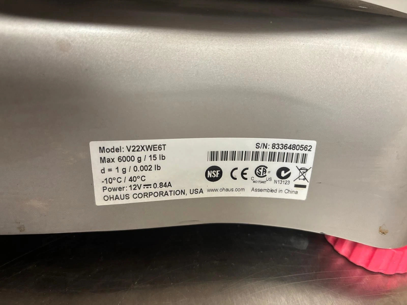 Ohaus Valor 2000W V22XWE6T