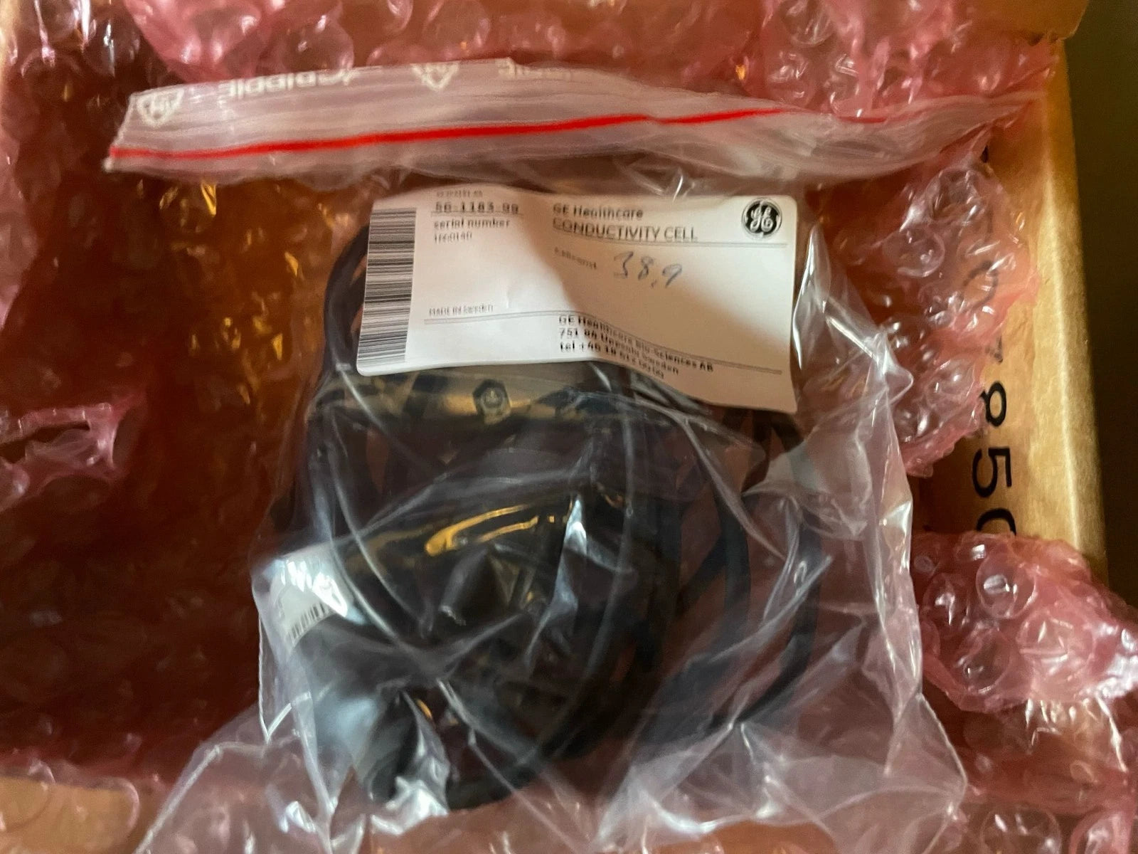 GE Pharmacia AKTA Conductivity Cell 56-1183-99 18111105 30 days Warranty