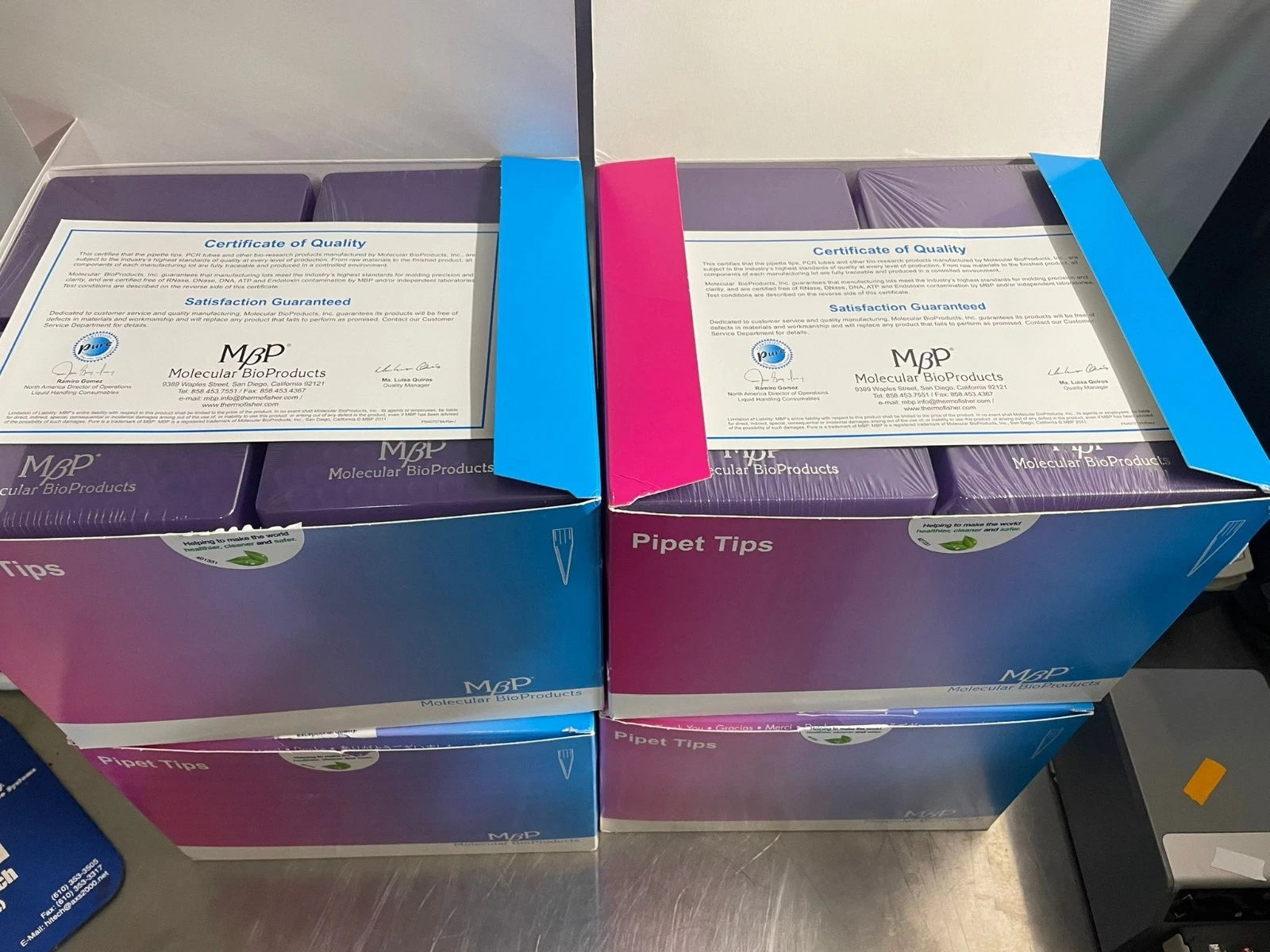 Thermo Molecular BioProductsPure 100 µL -1000 µL Pipet Tips 3581-05 (lot of 4)