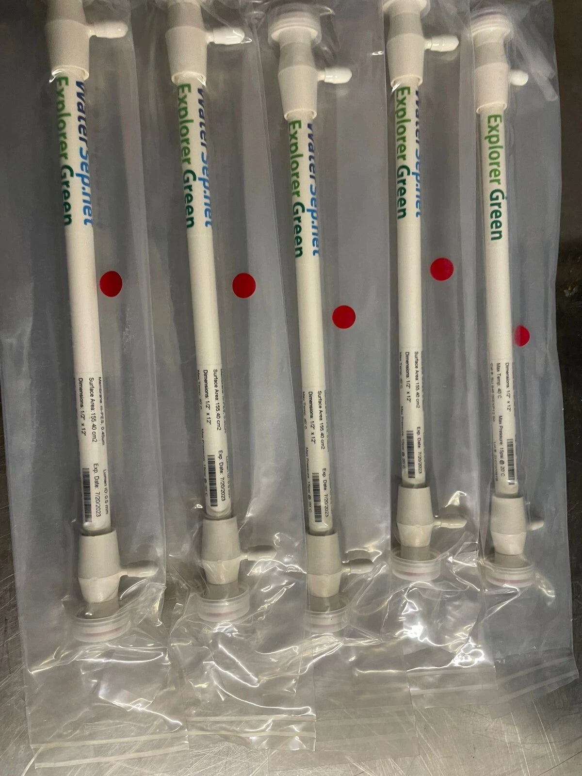 WaterSep BioSeparations CAT # SU94505EXP12S0 ( LOT OF 5 )