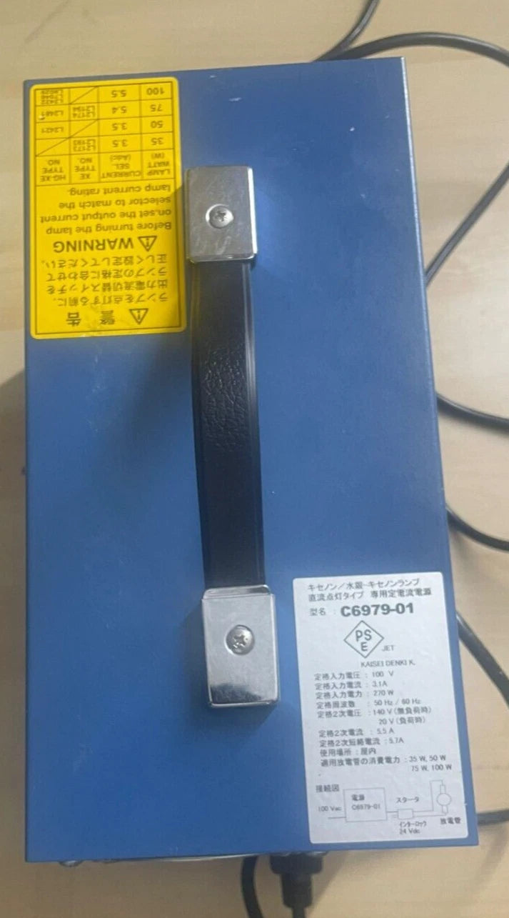 HAMAMATSU C6979-01 XENON / MERCURY- XENON LAMP POWER SUPPLY