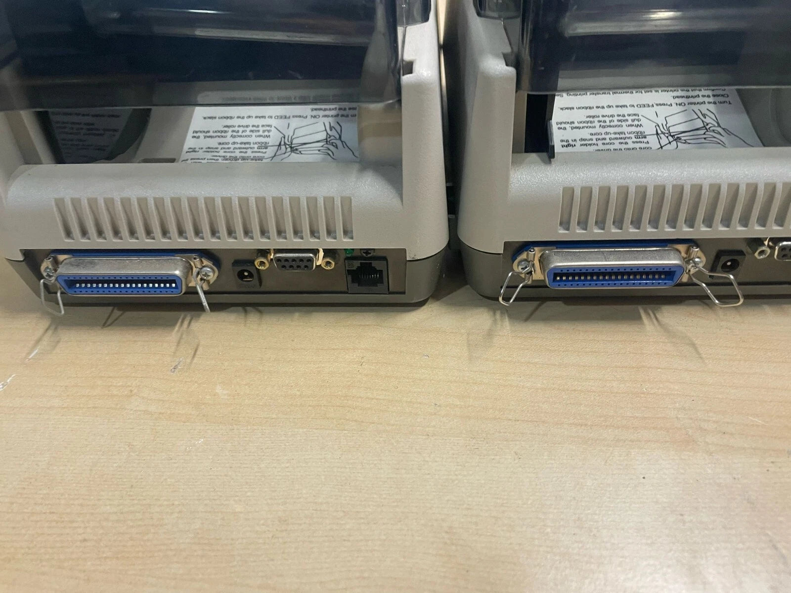 LOT OF 2 Cognitive LX LPT42-2043-006 Thermal Label Printer