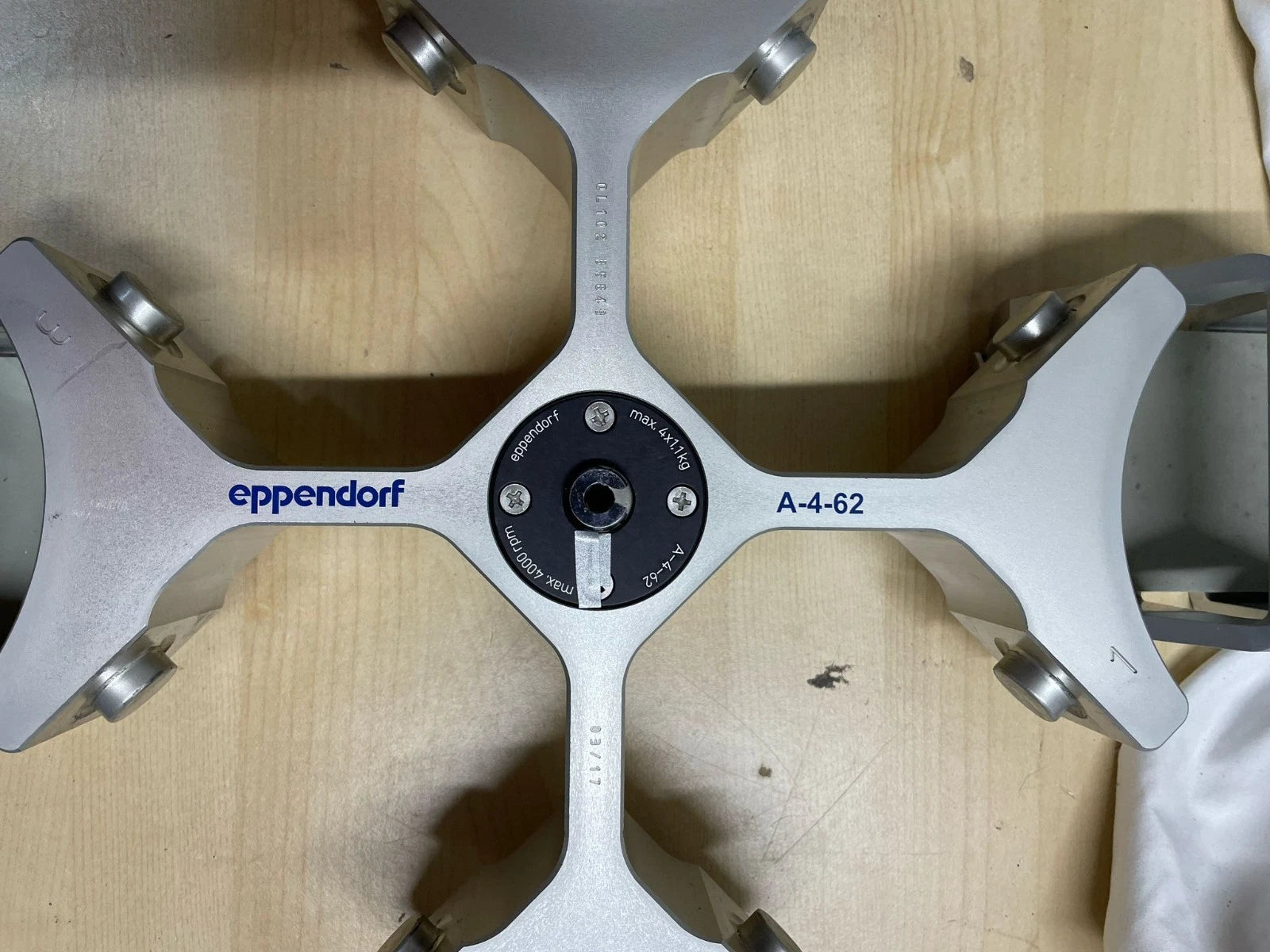Eppendorf A-4-62 Swing-bucket rotor 30 days Warranty