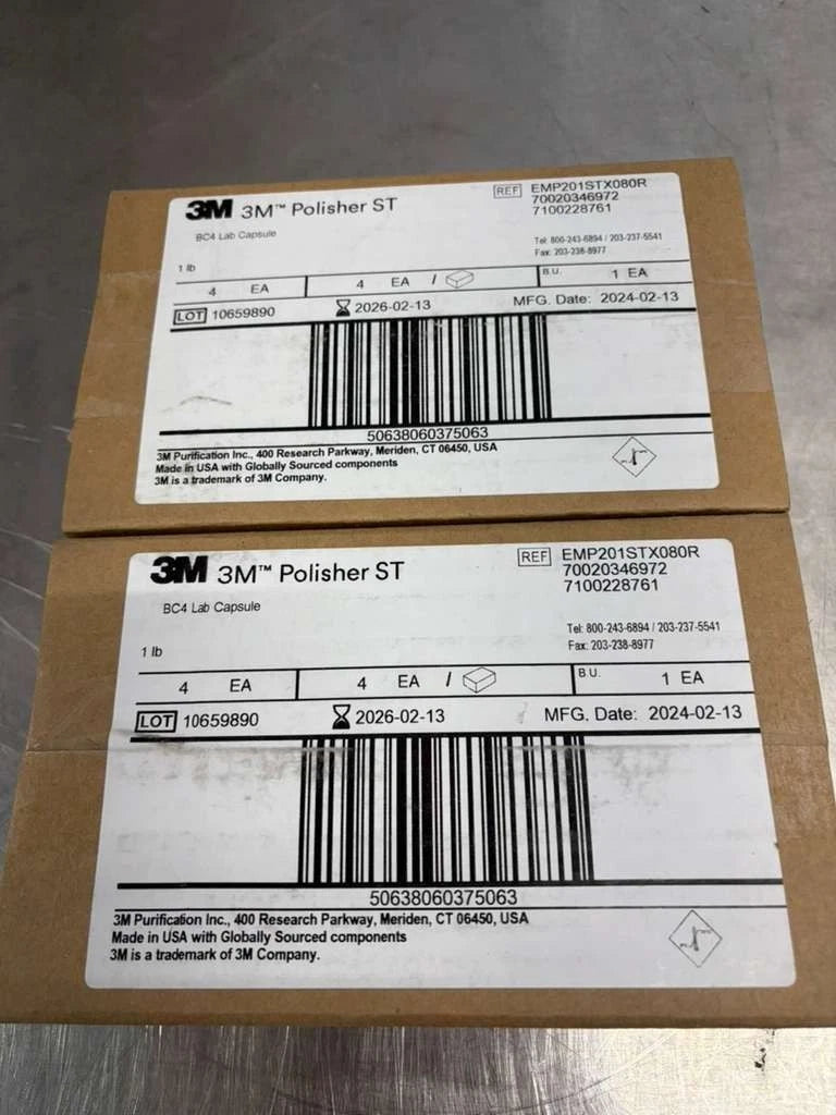 lot of 2 3M EMP201STX080R 7100228761 Polisher ST SEALED Experied 02/2026