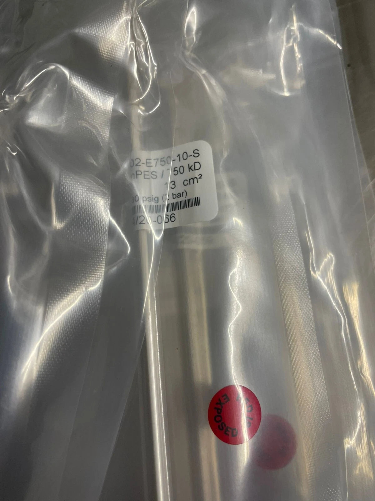 LOT OF 10 MICROKROS 20CM 750KD MPES 1MM STERILE 1/PK Repligen C02-E750-10-S