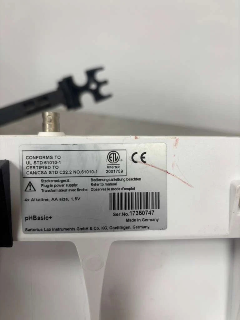 Sartorius Model PhBasic+. With Fisherbrand™ accumet™ Cat.#13-620-111