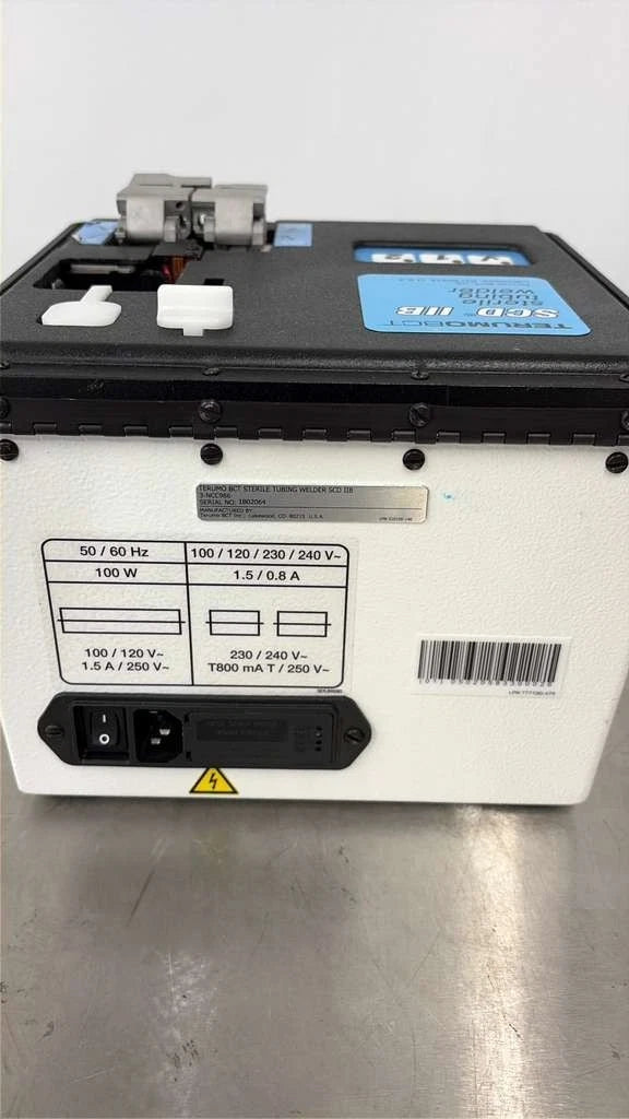 Terumo BCT SCD IIB Sterile Tubing Welder 3NCC986 VERY CLEAN FULLY TESTED
