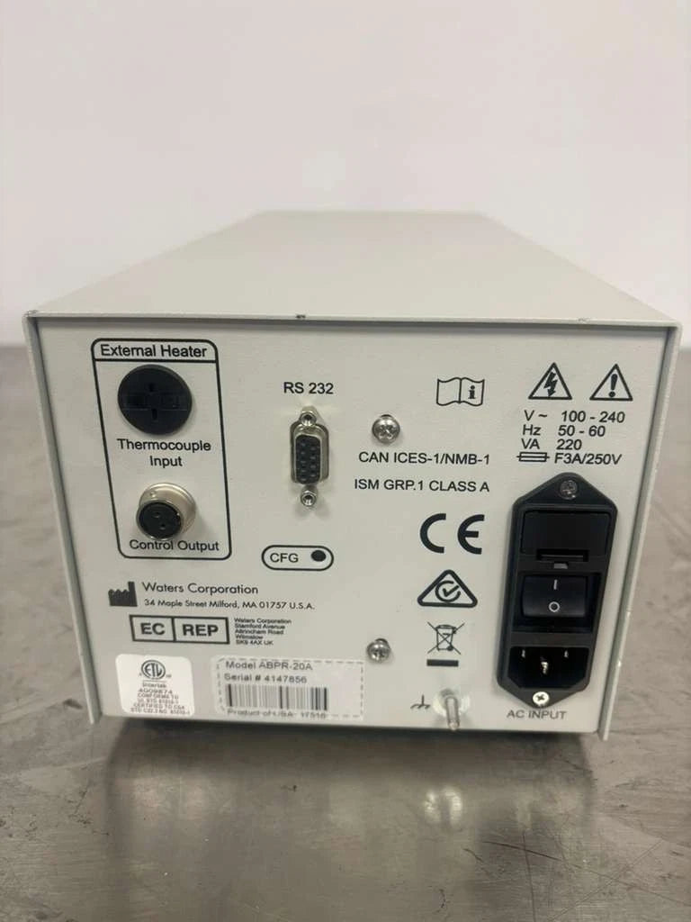 Waters Corp Automated Back Pressure Regulator Pump ABPR-20