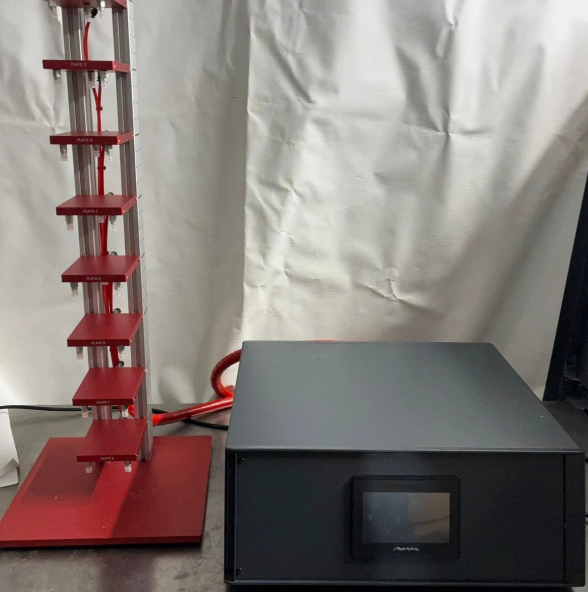 Biomated Solutions 8 Channel Flat Base Delidder Tower Microplate Controller