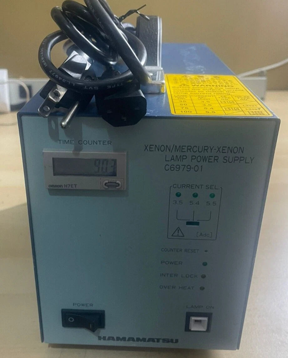 HAMAMATSU C6979-01 XENON / MERCURY- XENON LAMP POWER SUPPLY