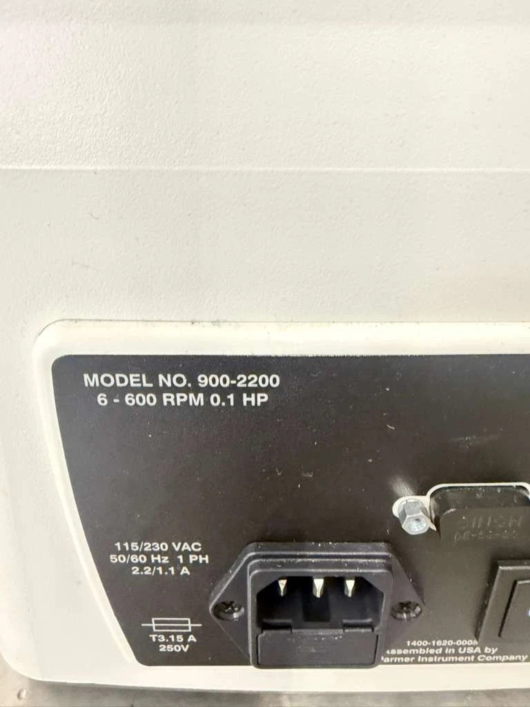 Cole Parmer Masterflex Model 900-2200 L/S DRIVE with 07514-10 easy-load head