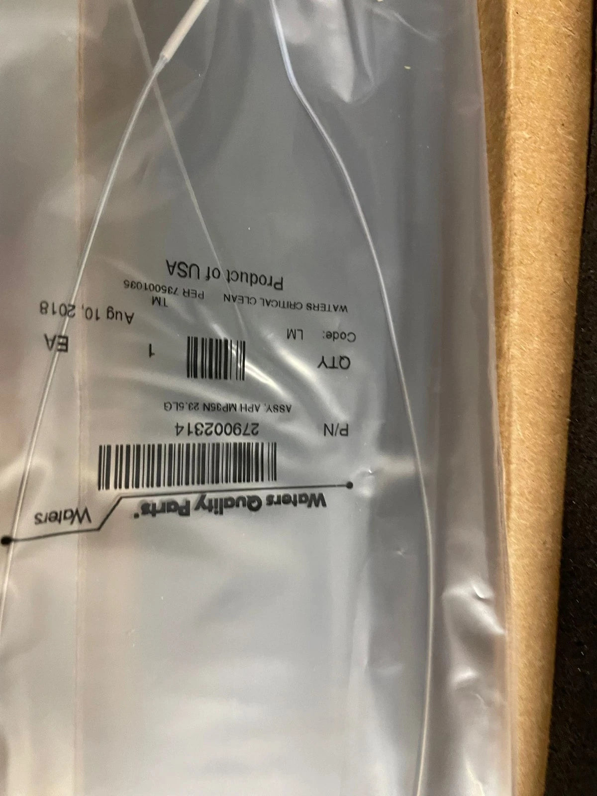Waters Corp PN# 205000777 Active PreHeater (APH), Serpentine, MP35N, 23.5 in