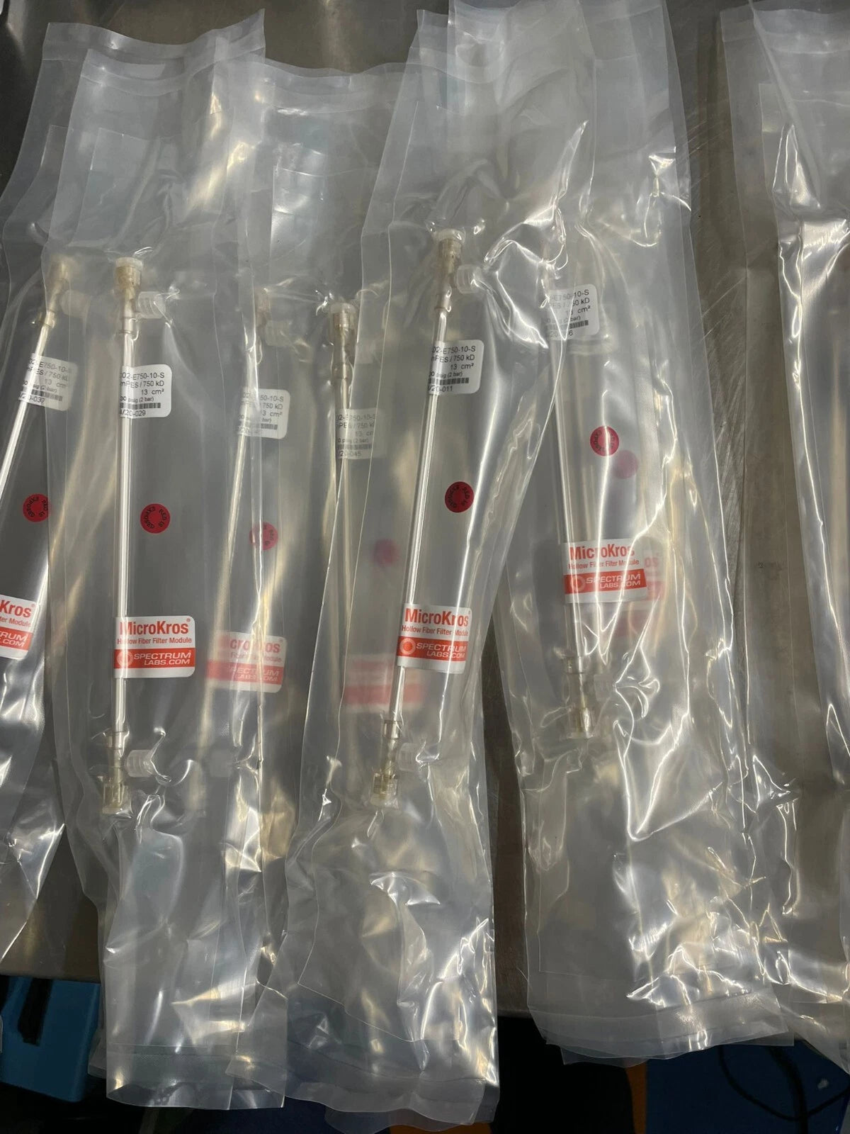 LOT OF 10 MICROKROS 20CM 750KD MPES 1MM STERILE 1/PK Repligen C02-E750-10-S