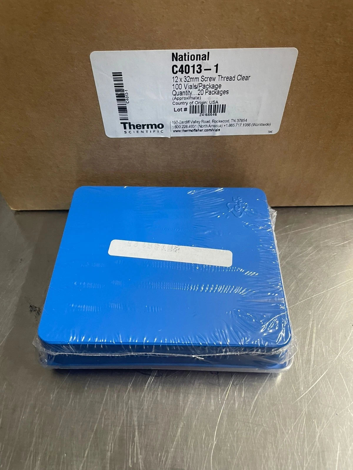 Thermo National Scientific C4013-1 12 x 32mm Screw Thread Vials box with 20 pack