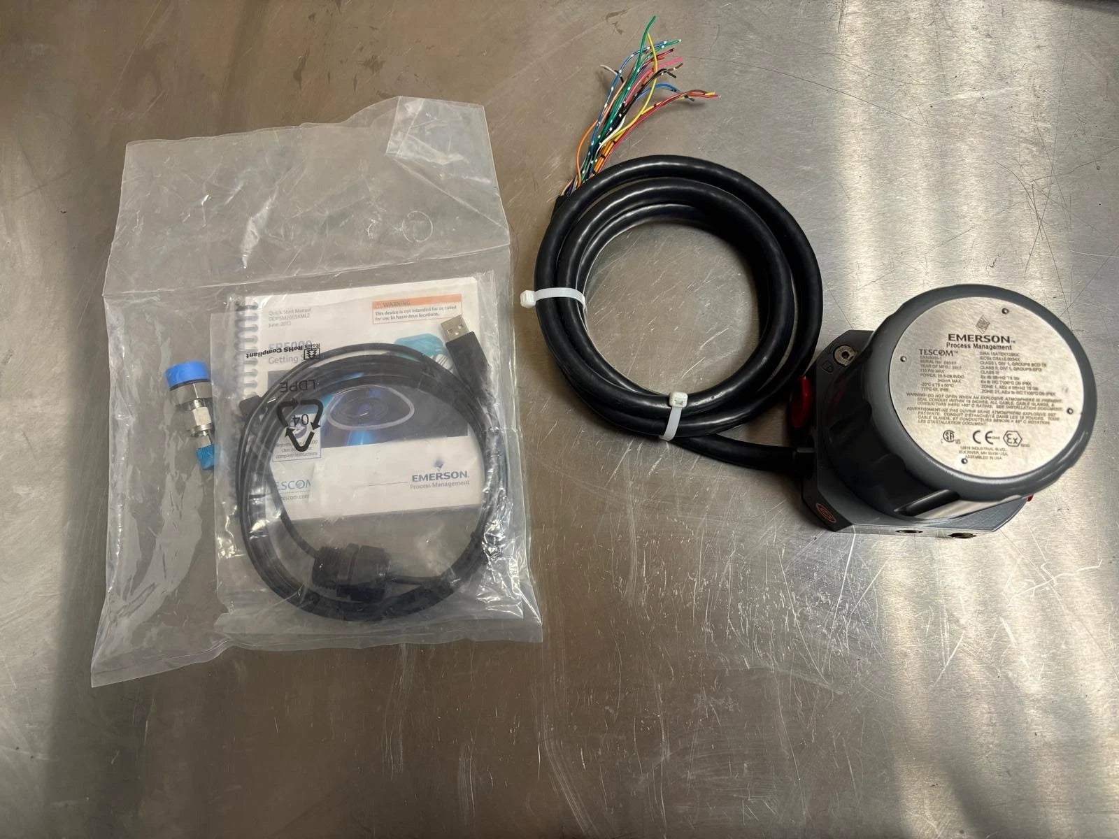 Emerson Tescom ER5050SI-1 Electropneumatic Actuator Controller, Series ER5000