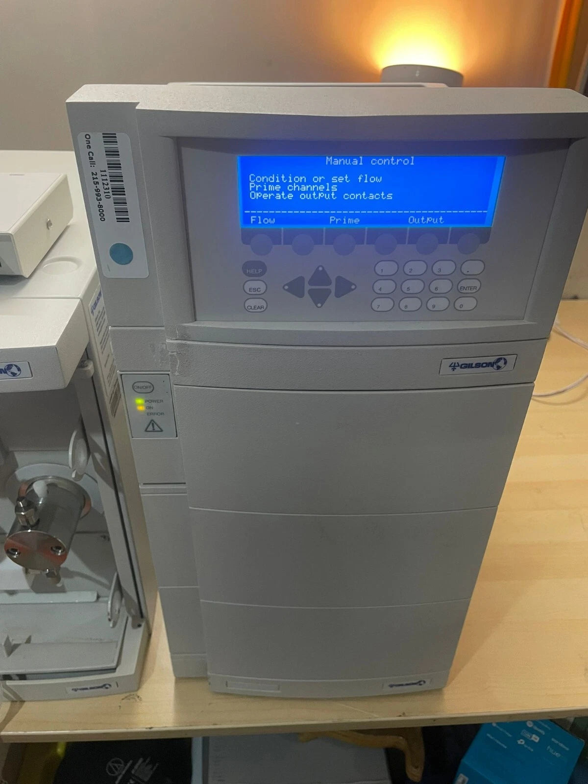 Gilson 333 Prep-Scale HPLC Pump and Gilson 334 Prep-Scale HPLC Pump