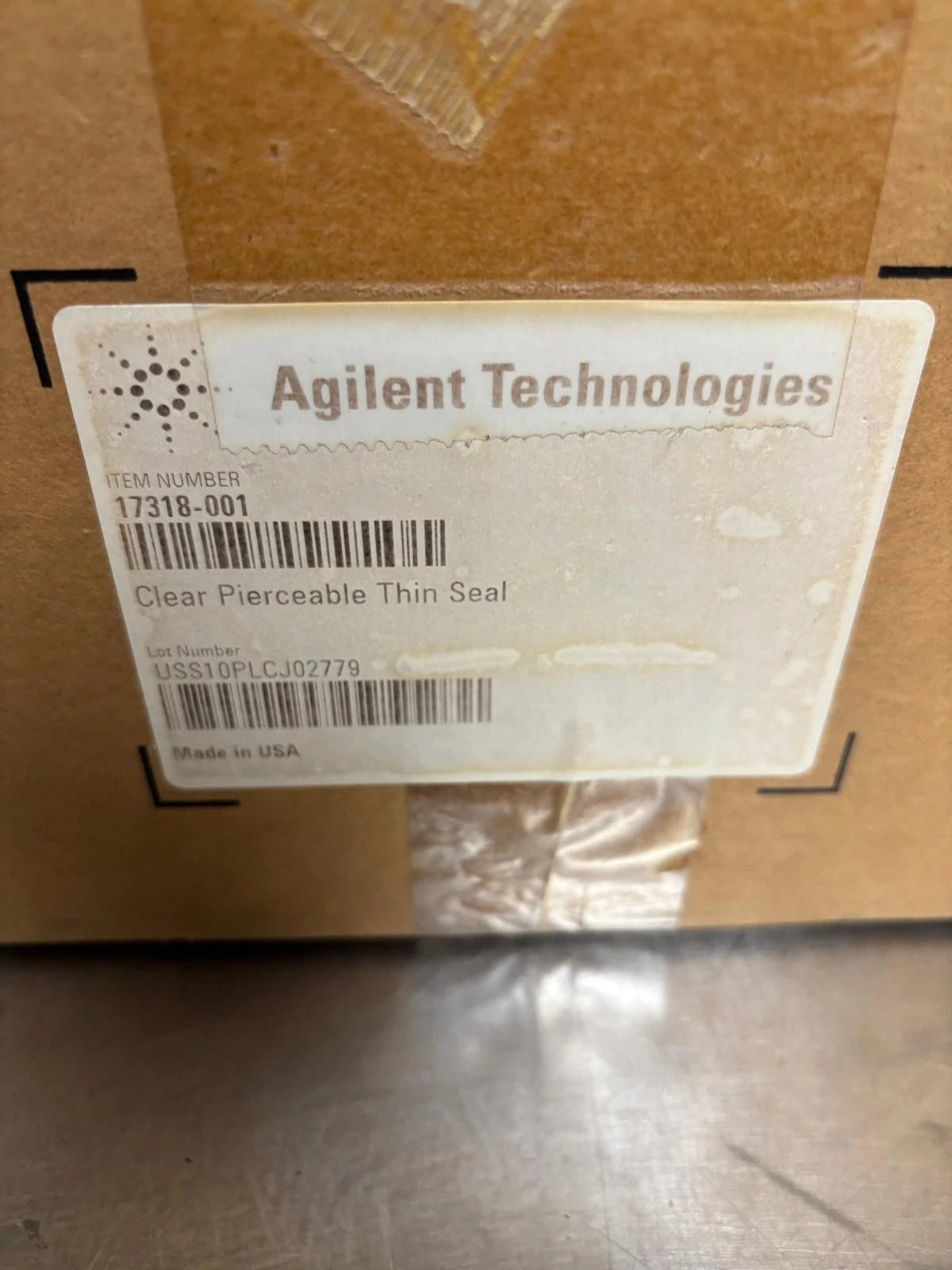 Agilent 17318-001 Clear Pierceable Thin Seal - NEW OPEN BOX