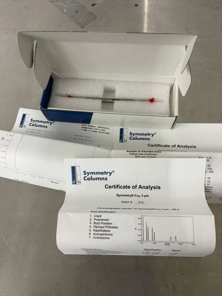 Waters Symmetry C18 HPLC Cartridge 5 um, 4.6 mm X 150 mm WAT054210