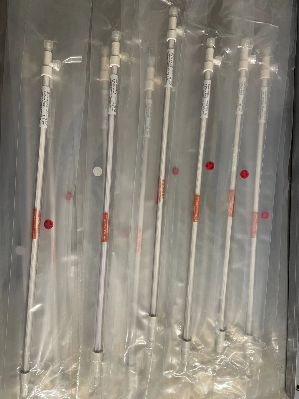 Lot 10 Repligen Filter 750 kD D04-E750-05-S /MICROKROS 20CM 750KD MPES 1MM C02