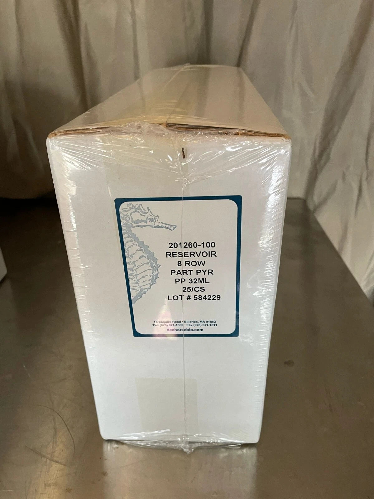 Seahorse Bioscience 201260-100 Reservoir 8 Row PP 32ML Case of 25 Made in USA