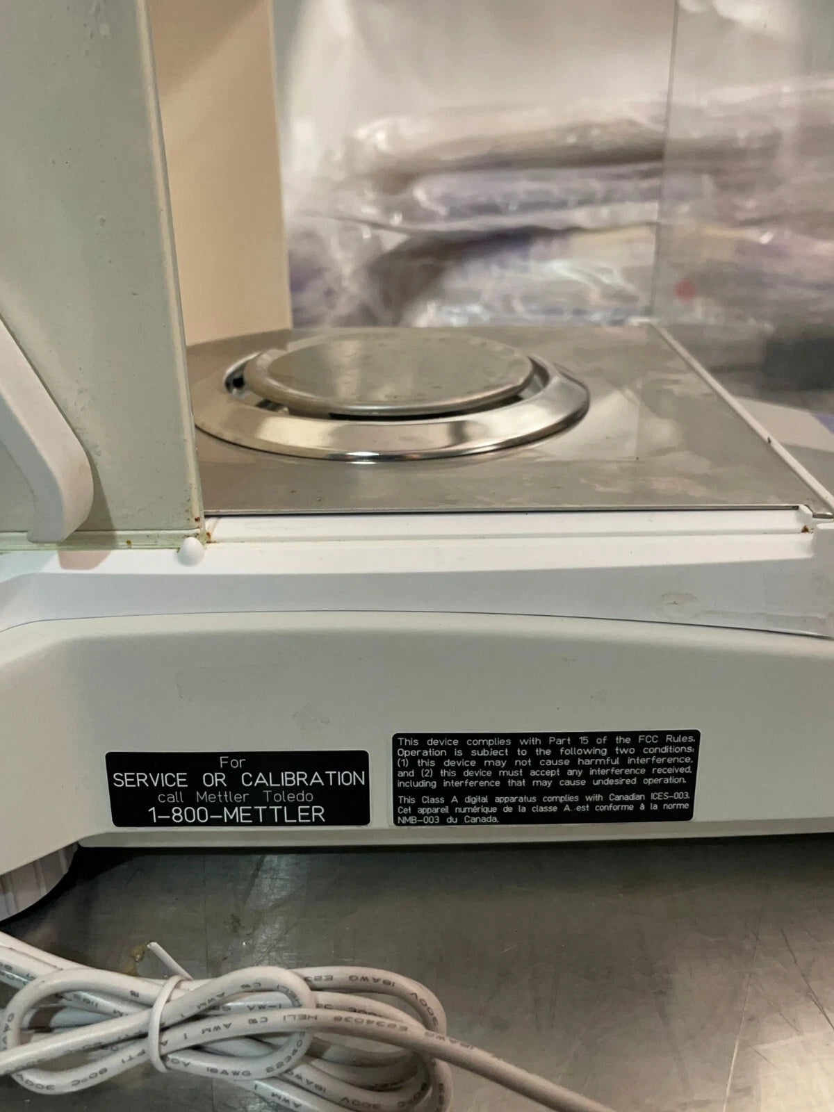 Mettler Toledo AB104-S Analyical Balance Digital Scale with Shield " ERROR 4"