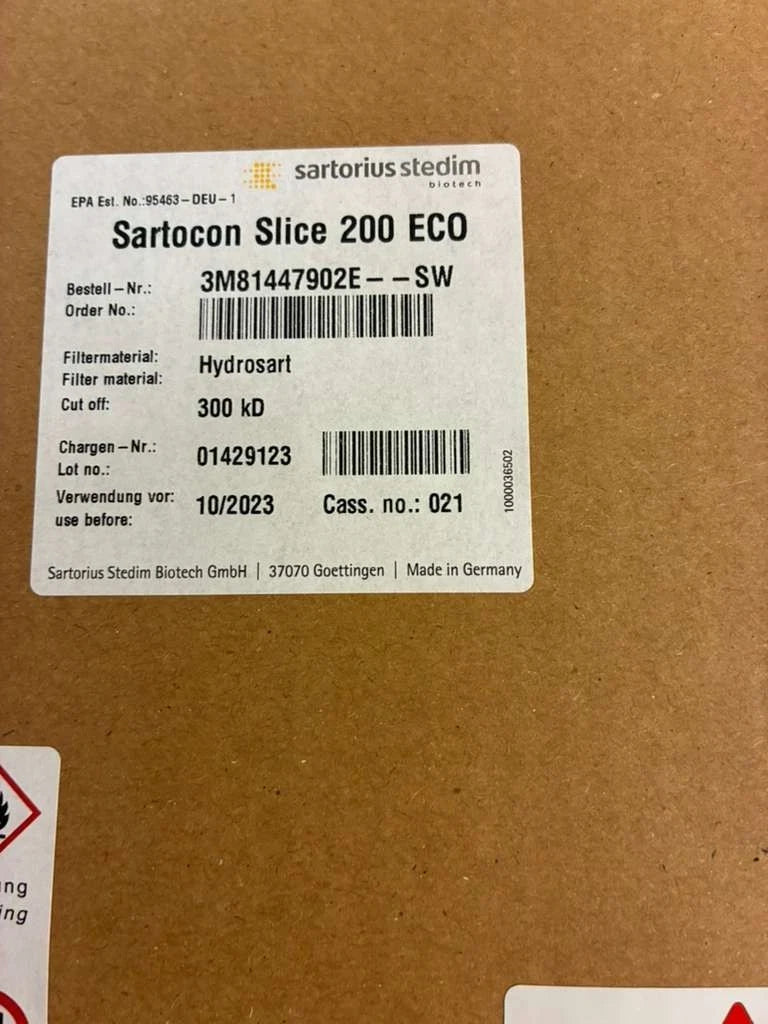Sartorius Sartocon Slice 200 ECO 3M81447902E--SW lot of 10 Expired