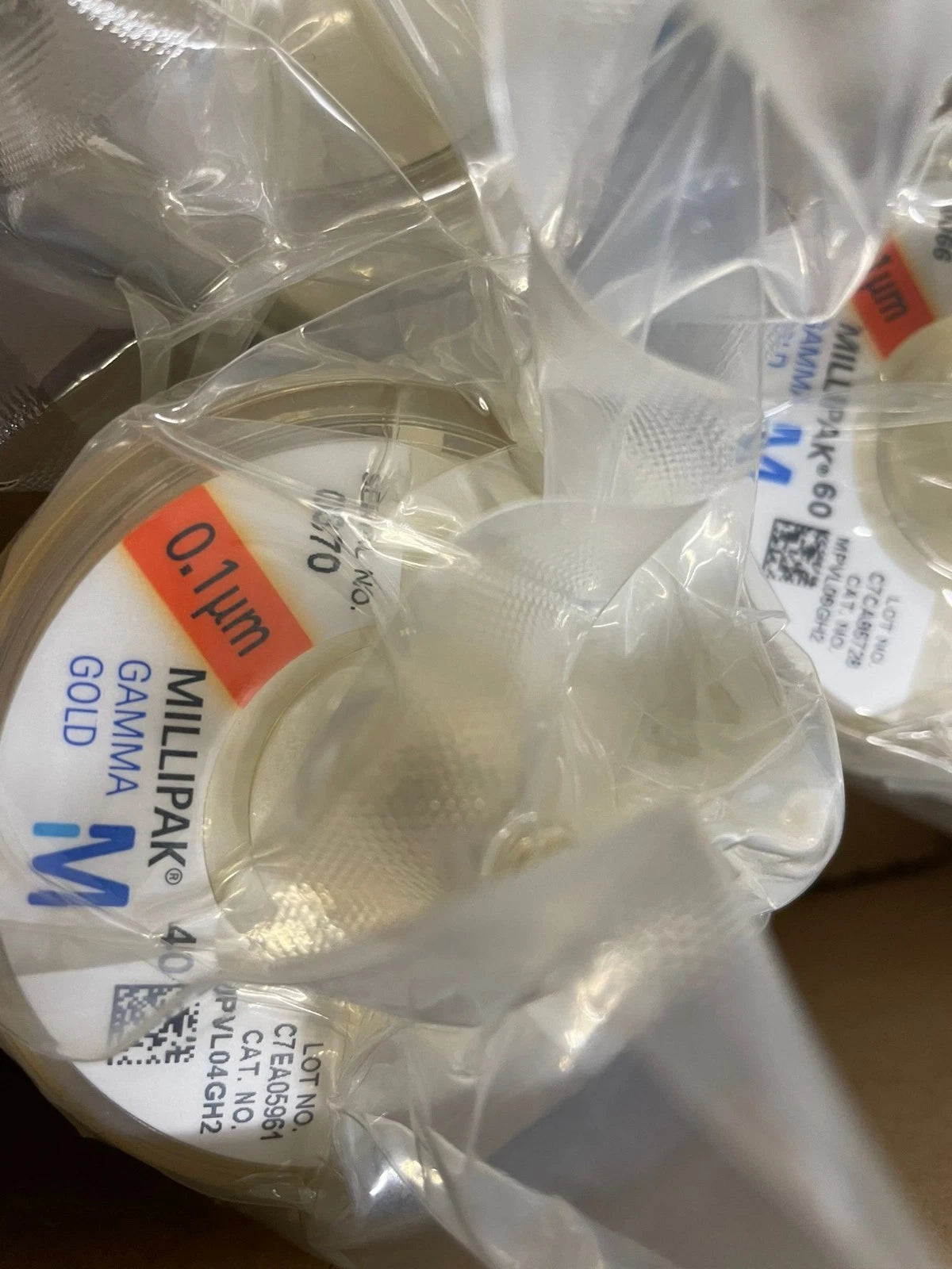 Mix MILLIPORE Sterile Millipak 20 Filter 0.1 µmHB w/bell MPVL02GH2 MPVL06GH2....