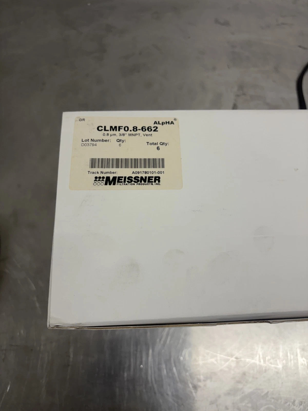 Meissner ALpHA CLMF0.8-662 Capsule Filter | 0.8µm | 3/8" MNPT | Box of 6