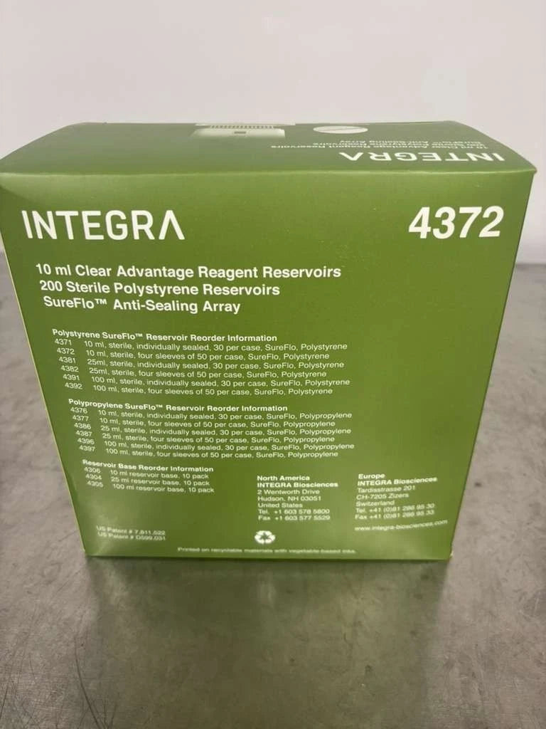 Integra Reagent Reservoir Clear Advantage 10 ml Sterile 200 Reservoirs #4372