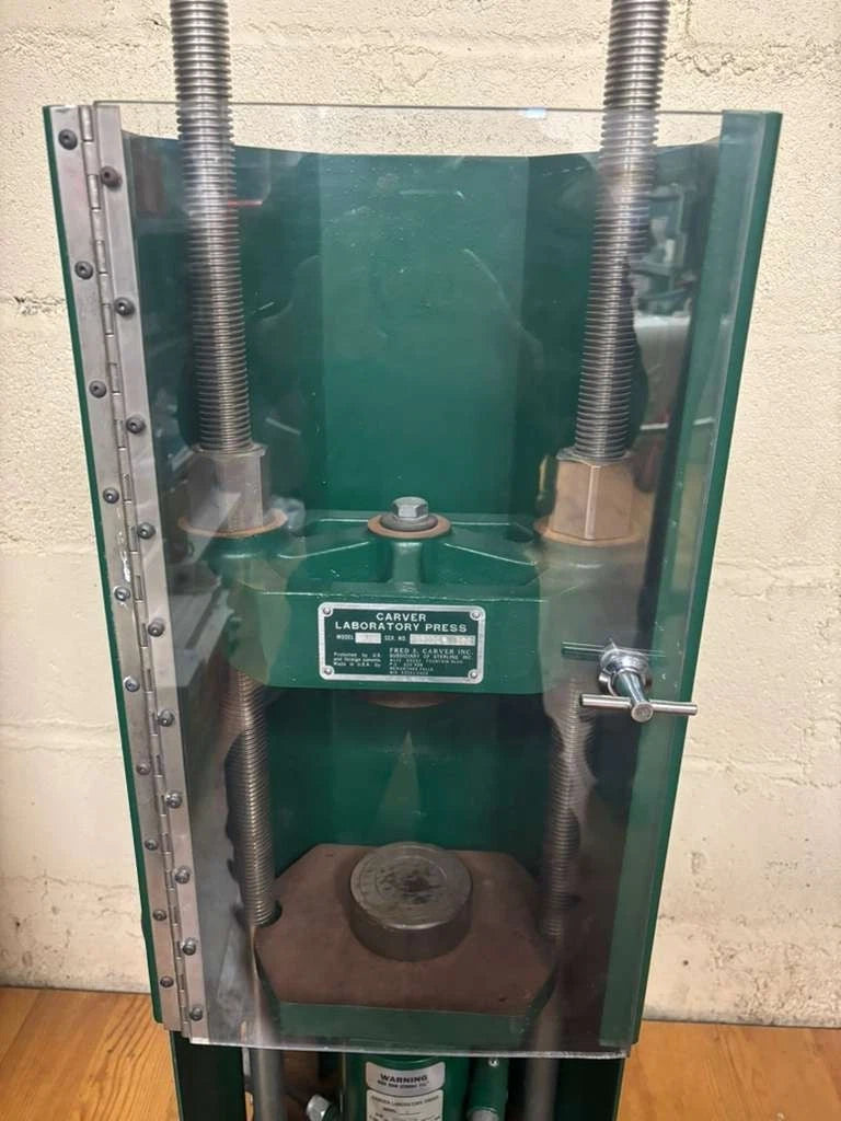 Carver Model C Laboratory Hand Hydraulic Bench Top Press 12 ton