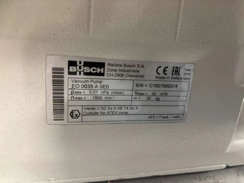 BUSCH Vacuum Pump FO 0035 A 0E0