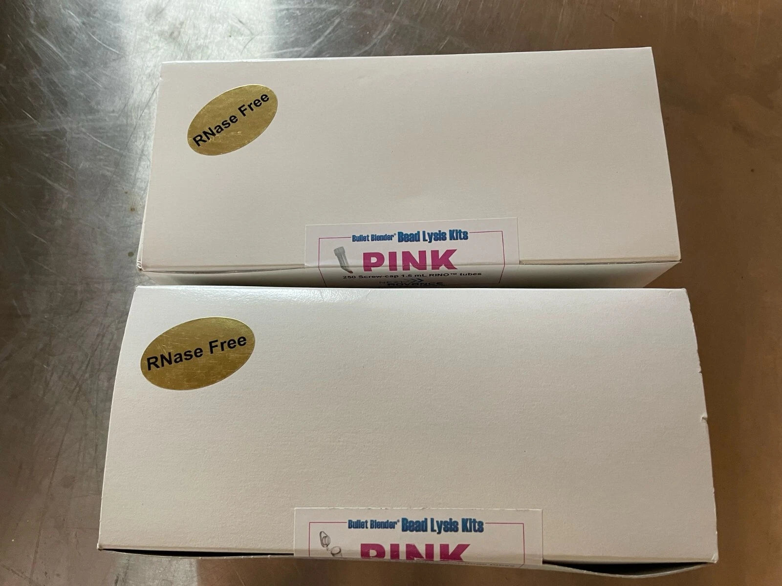 Pink RINO Lysis Kit 250 pack (1.5 mL) Next Advance (lot of 2 Total of 500)
