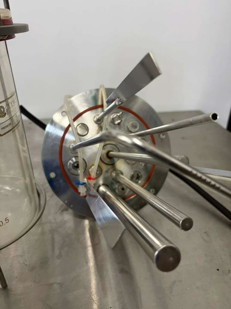 Applikon Biotechnology 3L Glass Bioreactor Vessel with Stainless Steel Headplate