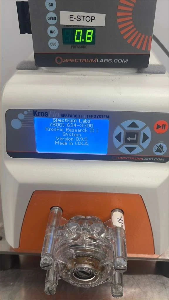 600 RPM SPECTRUM LABS KROSFLO RESEARCH KR1 SYSTEM PUMP please video
