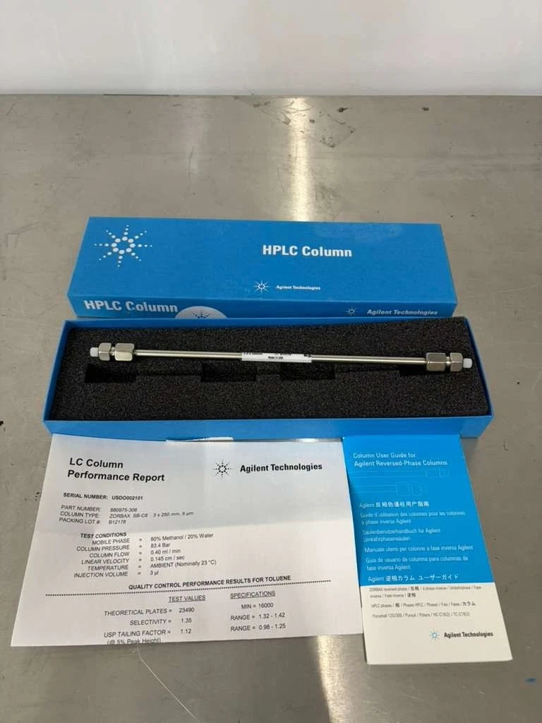Agilent 880975-306 Zorbax SB-C8 880975-306 3.0X250mm 5-Micron L.N. B12178