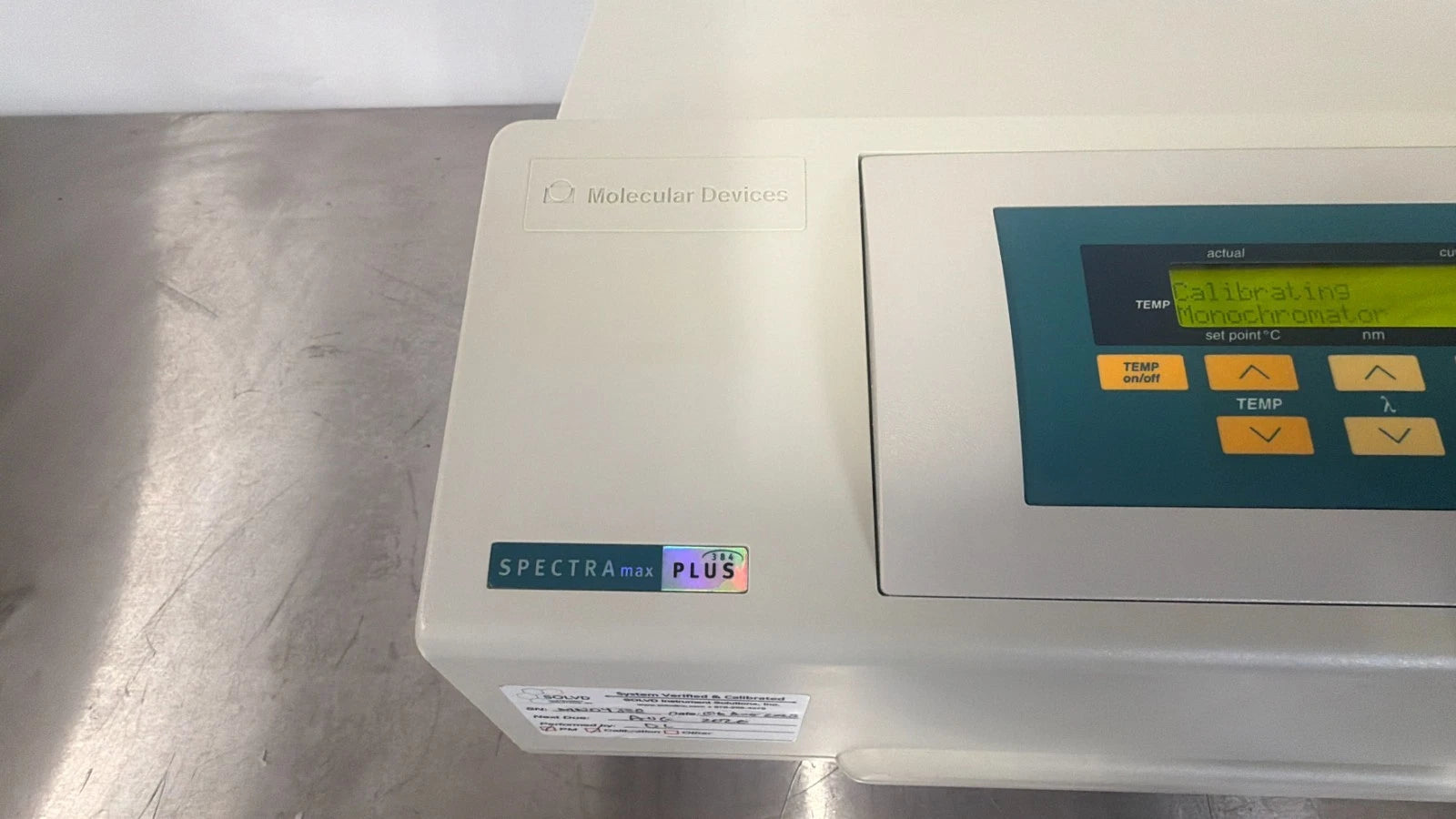Molecular Devices SpectraMax Plus 384 Microplate Reader Verified Test see Video