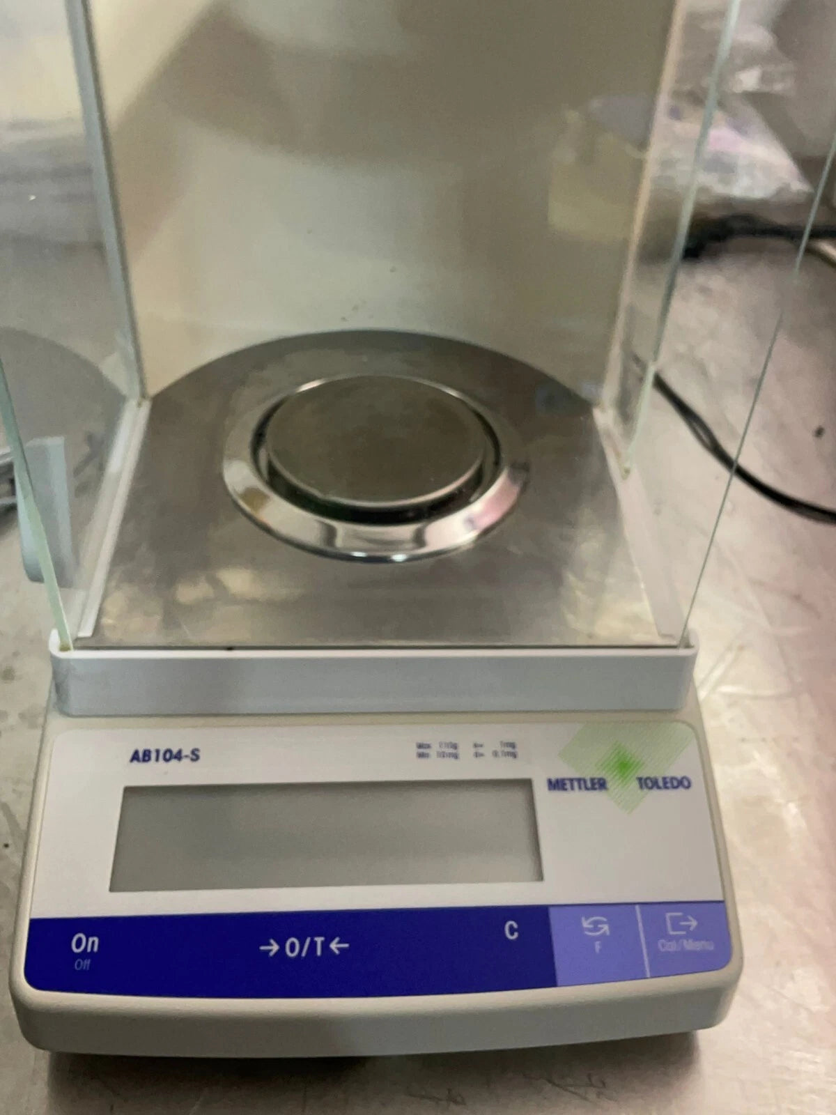 Mettler Toledo AB104-S Analyical Balance Digital Scale with Shield " ERROR 4"