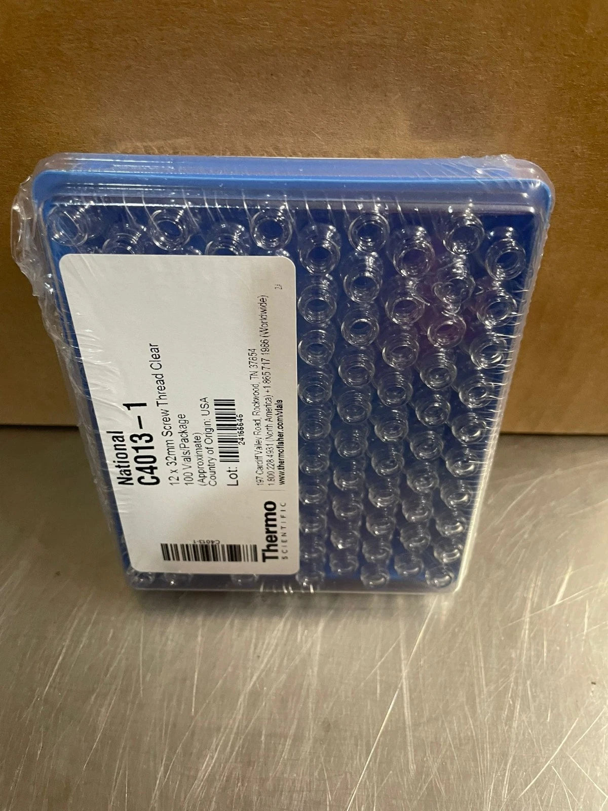 Thermo National Scientific C4013-1 12 x 32mm Screw Thread Vials box with 20 pack