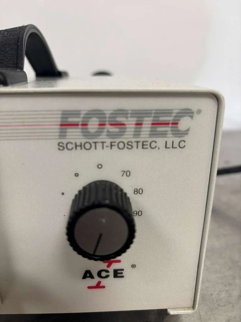 FostecACE Fiber Optic Light Source Illuminator EKE WITHFOSTEC SCHOT A08500 Dual