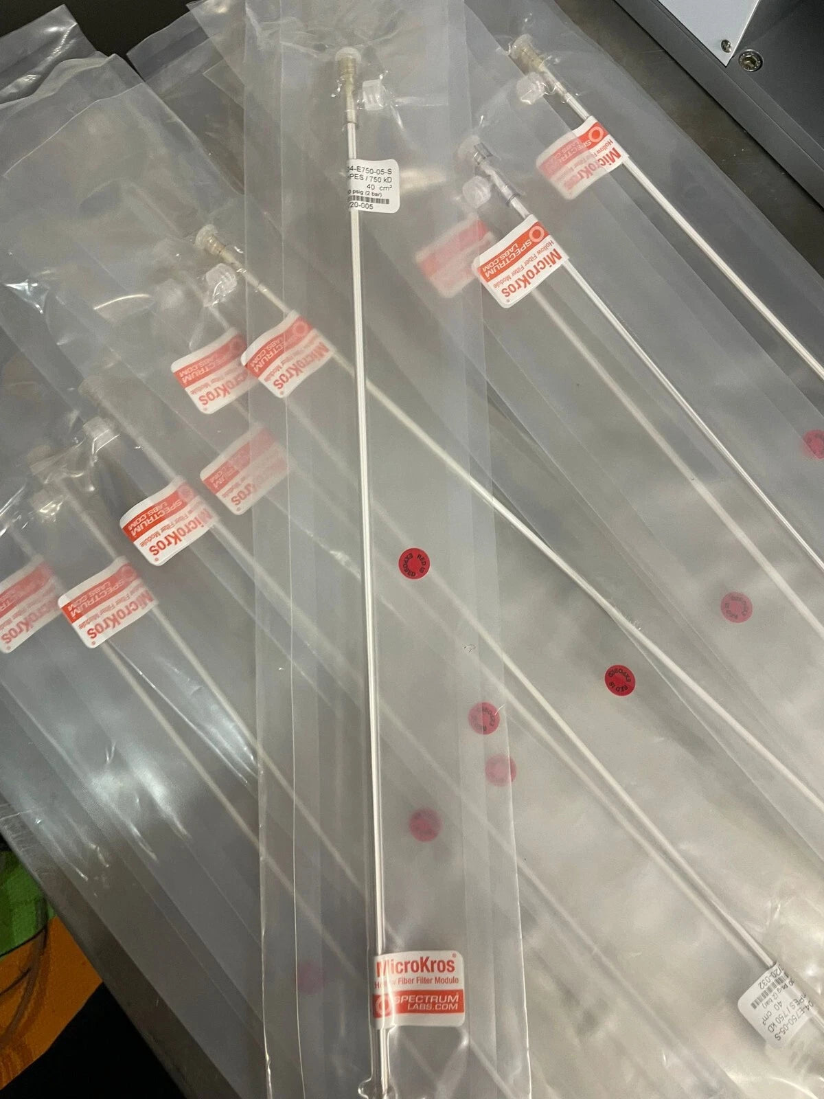LOT OF 10 MICROKROS 41.5CM 750K MPES 0.5MM MLL X FLL 1/PK STERILE C04-E750-05-S