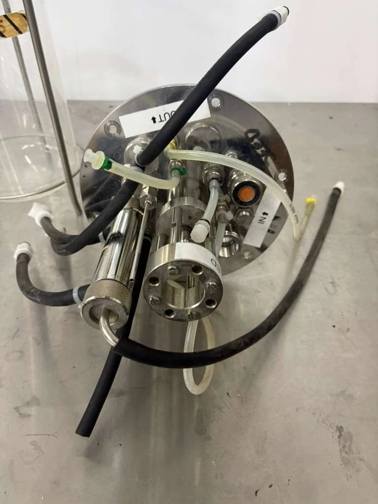 Applikon Biotechnology 3L Glass Bioreactor Vessel with Stainless Steel Headplate