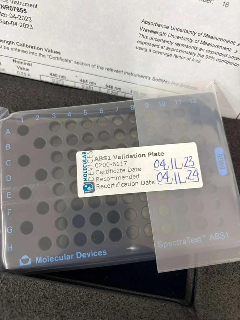 Molecular Devices SpectraTest ABS1 0200-6117