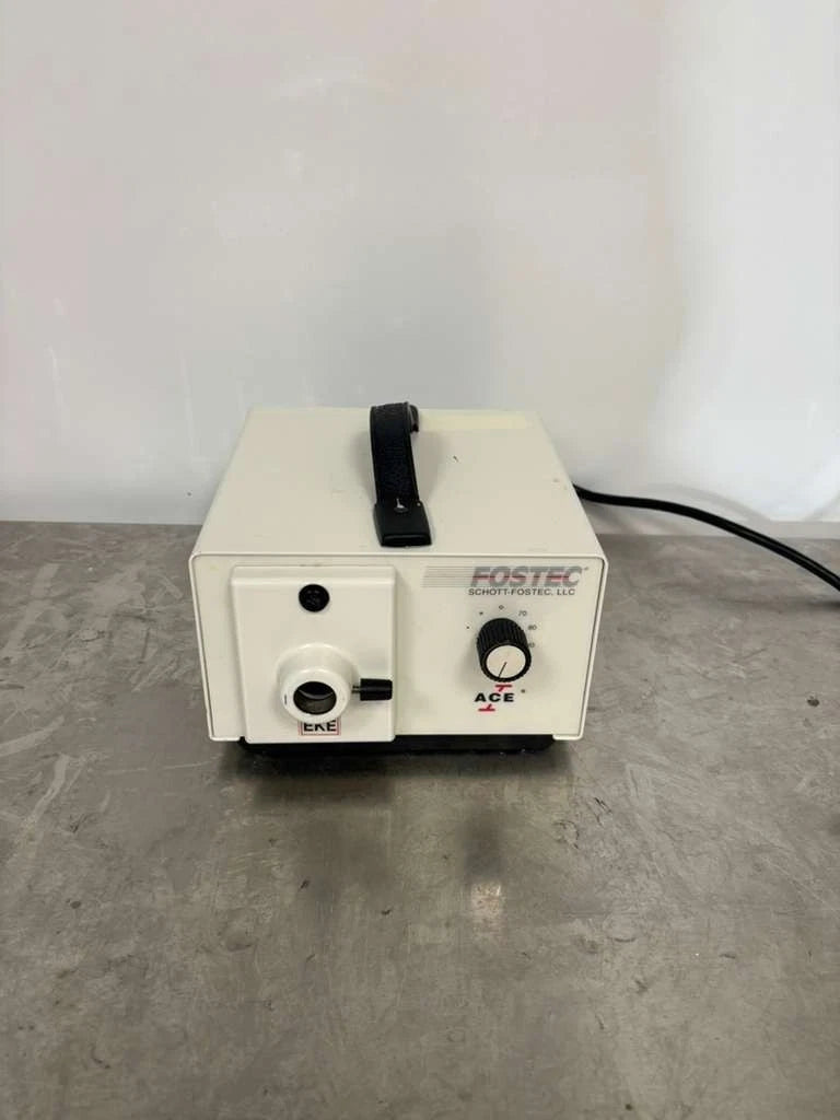 FostecACE Fiber Optic Light Source Illuminator EKE WITHFOSTEC SCHOT A08500 Dual