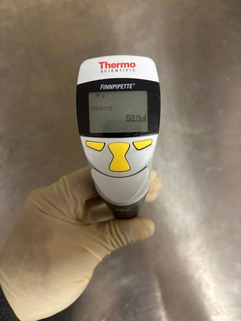 Set Of 3 THERMO SCIENTIFIC FINNPIPETTE Single Channel Electronic Digital Pippete