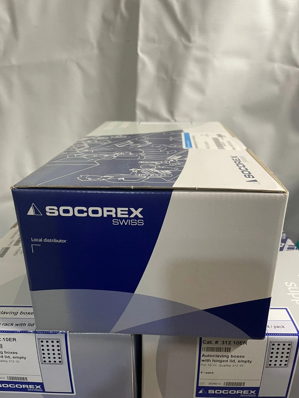 Thermo socorex autoclaving box for 10ml pipette tip w835150, 5 boxes