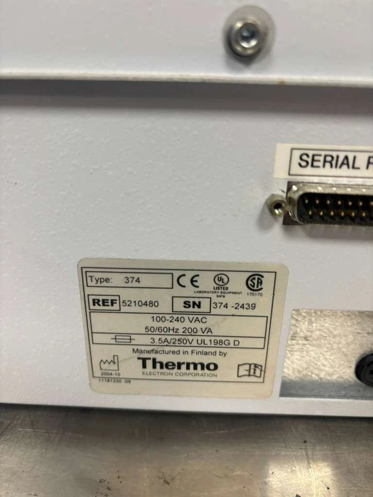 THERMO SCIENTIFIC FLUOROSKAN ASCENT FL MICROPLATE FLUOROMETER TYPE 374 5210480
