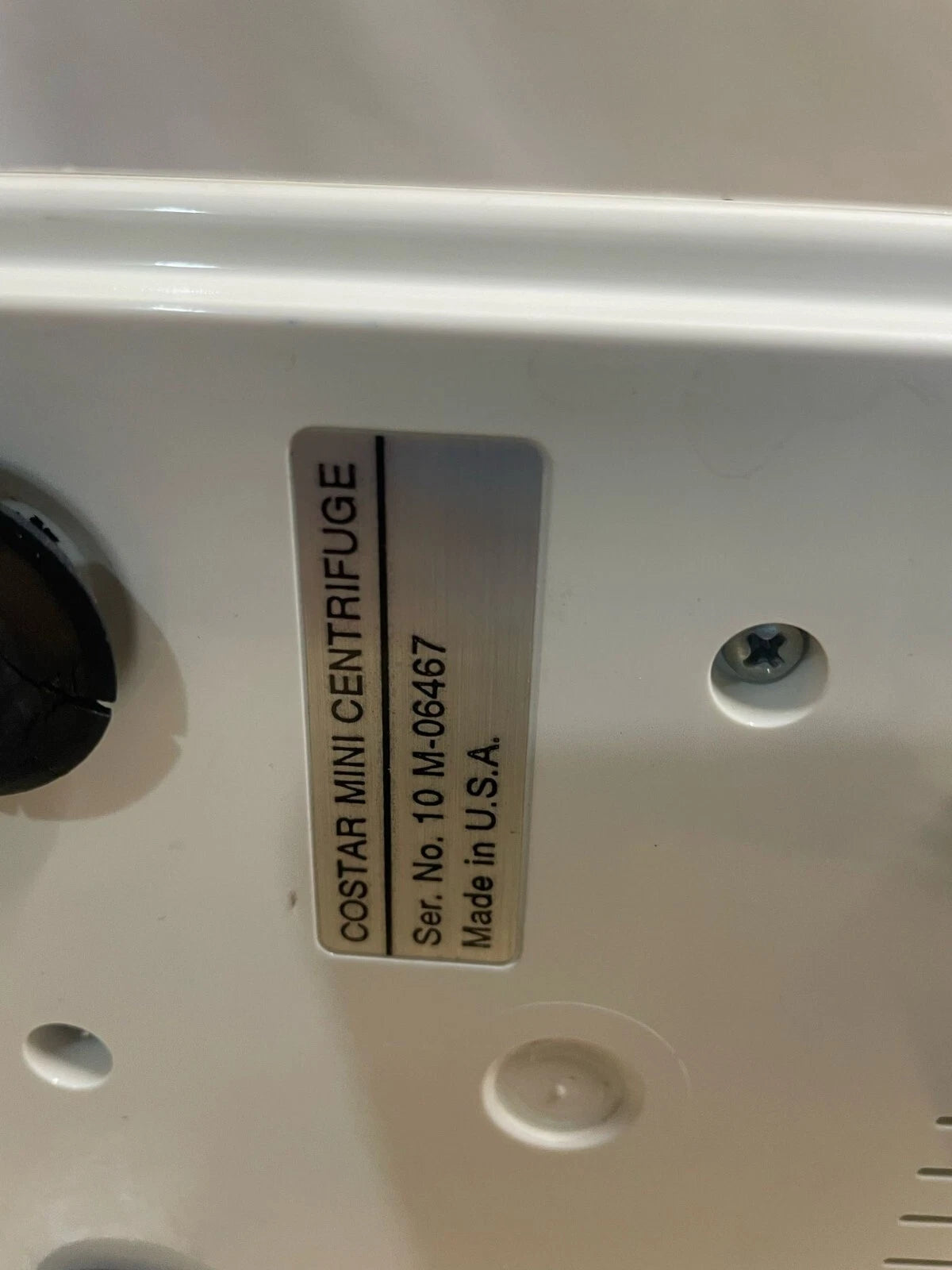 Costar Model 10 Mini Centrifuge 6 Fixed Position Angled Rotor Microcentrifuge