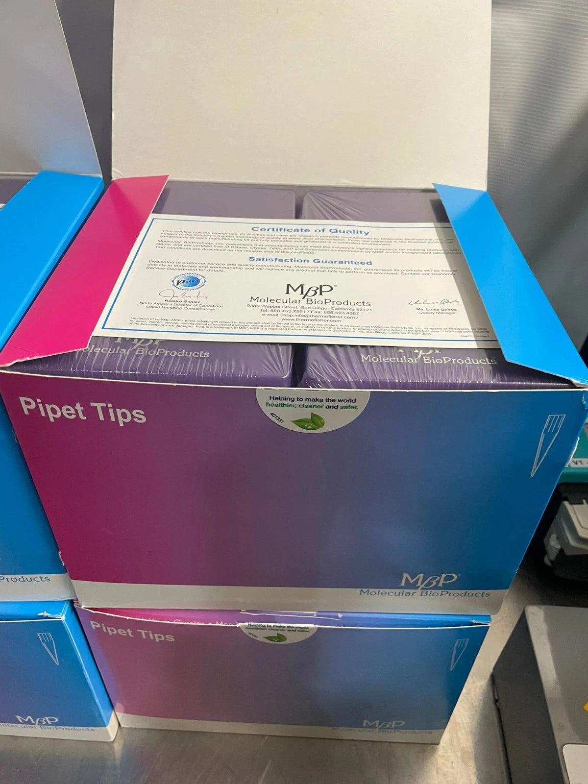 Thermo Molecular BioProductsPure 100 µL -1000 µL Pipet Tips 3581-05 (lot of 4)