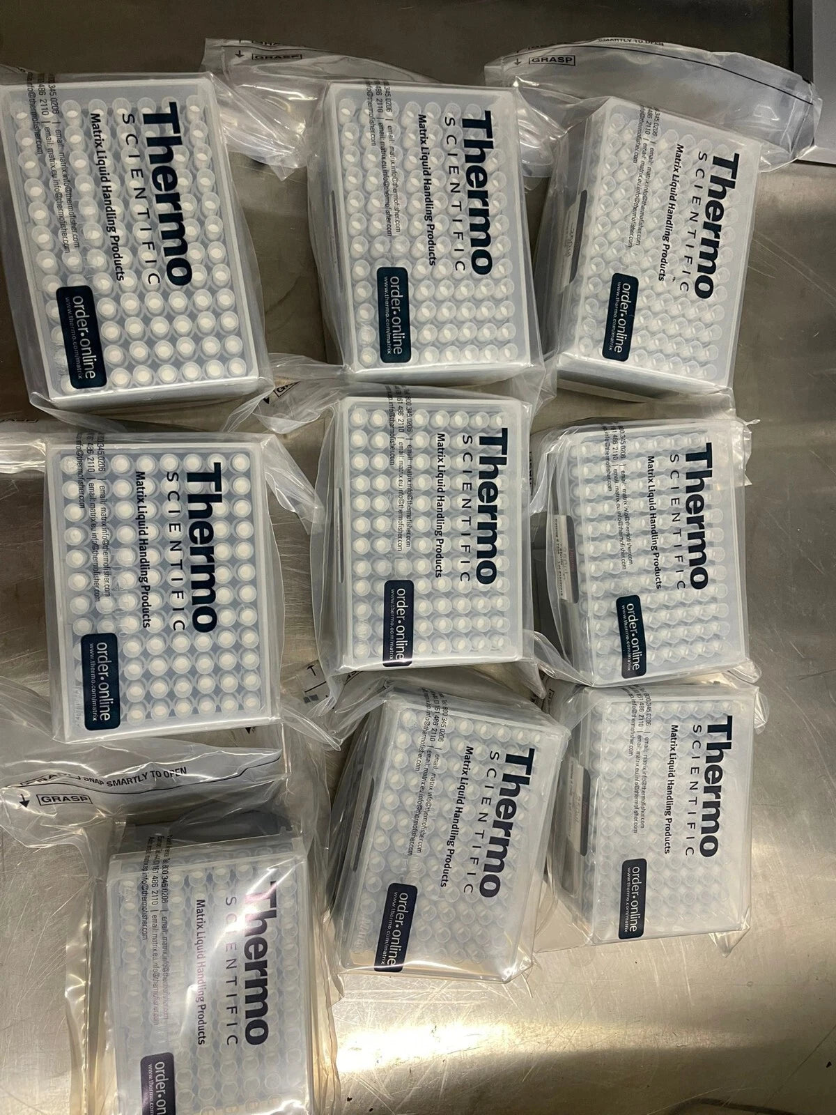Thermo Scientific 7325 250µL Integrity Filter Tips Sterile Lot of 9 racks